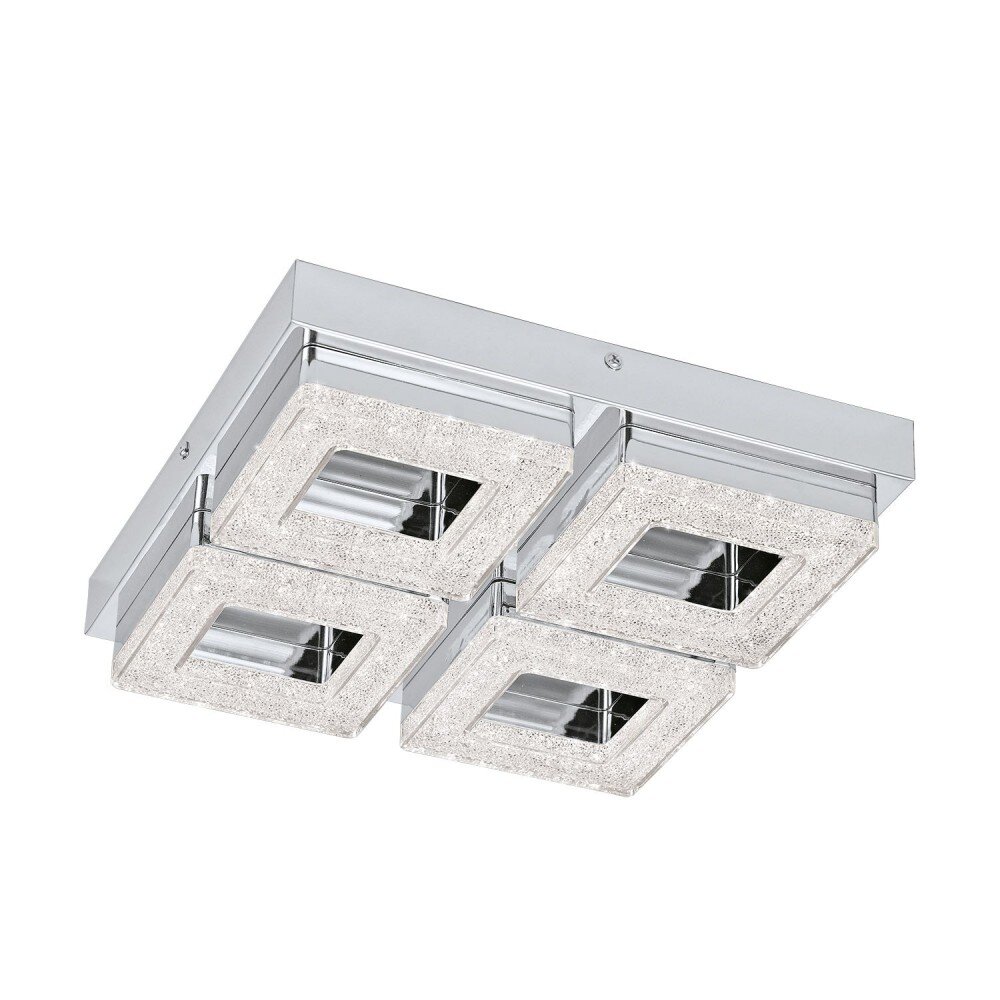 Eglo FRADELO Lámpara de techo LED Cromo, Aspecto de cristal, 4 luces main product photo