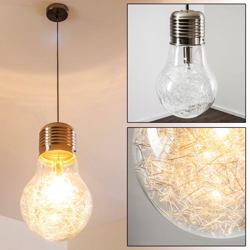 Hova Lámpara Colgante Níquel-mate, 1 luz main product photo