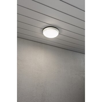 Konstsmide Cesena Lámpara de Techo LED Blanca, 1 luz