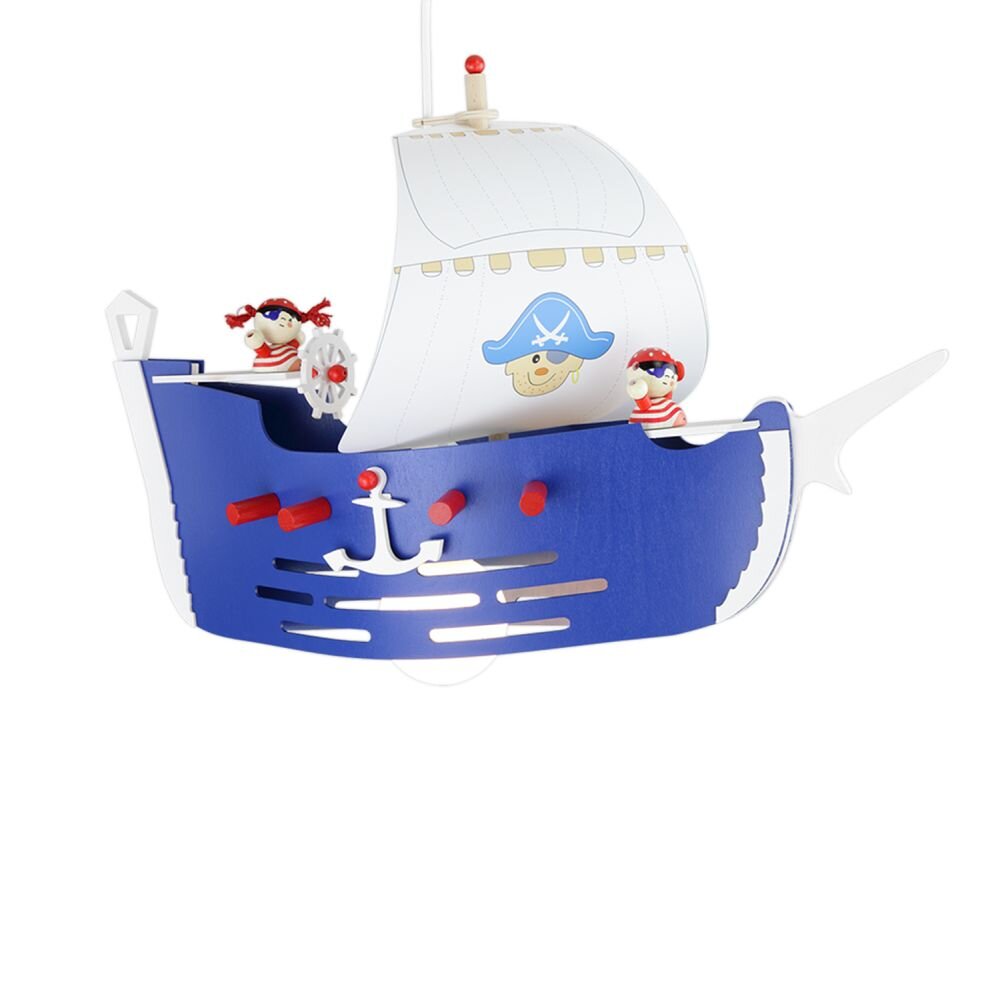 Elobra PIRATENSCHIFF Lámpara Colgante Azul, 1 luz main product photo