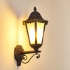 Lignac Aplique para exterior Negro, Plata, 1 luz