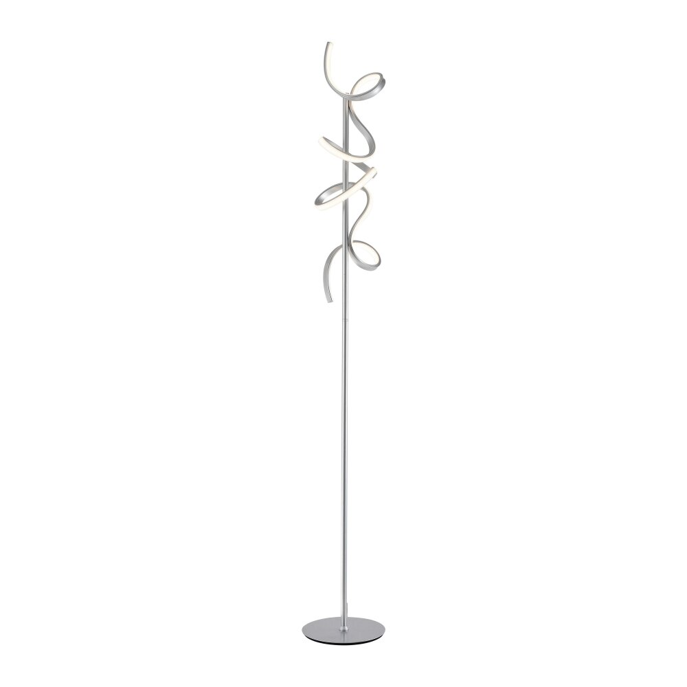 Leuchten Direkt CURLS Lámpara de Pie LED Plata, 2 luces main product photo