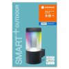 LEDVANCE SMART+ Aplique para exterior Gris, 1 luz, Cambia de color