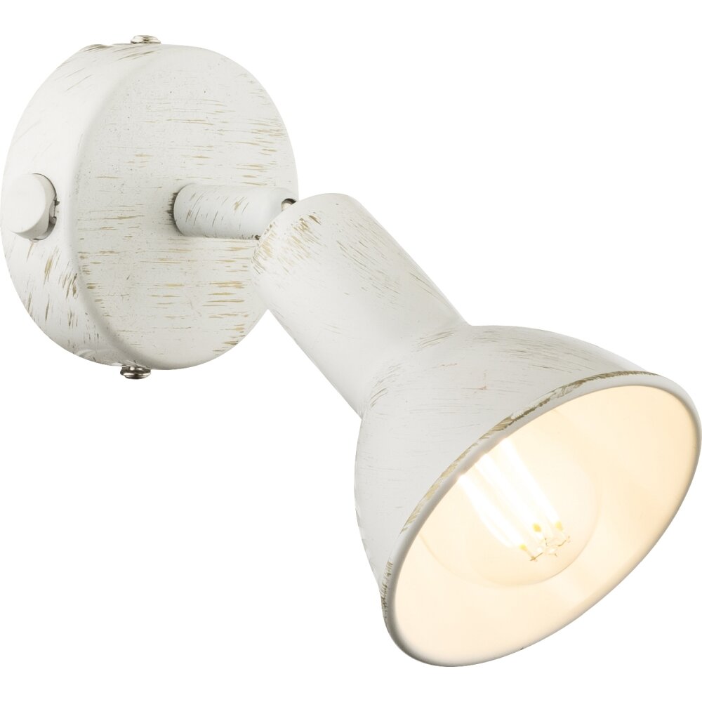 Globo CALDERA Foco de pared Blanca, 1 luz main product photo