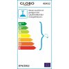 Globo OPAL Lámpara de techo Acero inoxidable, Níquel-mate, Blanca, 2 luces