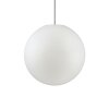 Ideal Lux SOLE Lámpara Colgante Blanca, 1 luz