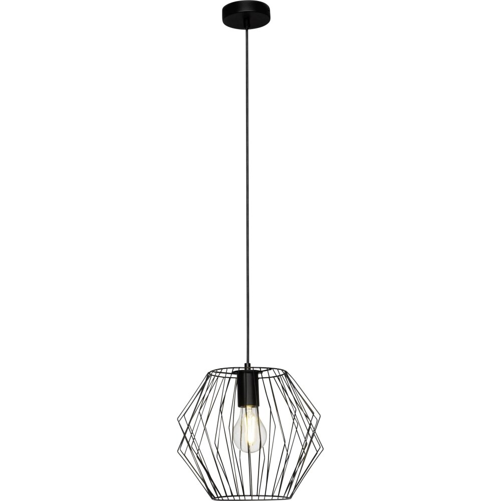Brilliant Noris Lámpara Colgante Negro, 1 luz main product photo