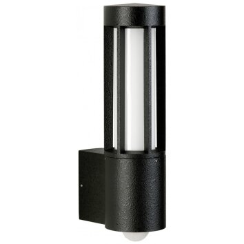 Albert 221 Aplique para exterior Negro, 1 luz, Sensor de movimiento