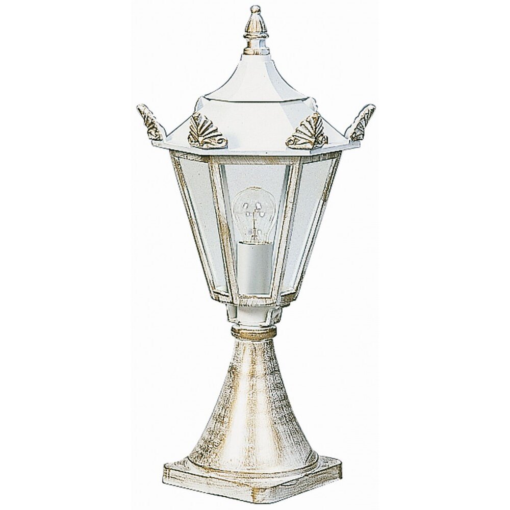 Albert 533 Poste de jardin dorado, Blanca, 1 luz main product photo