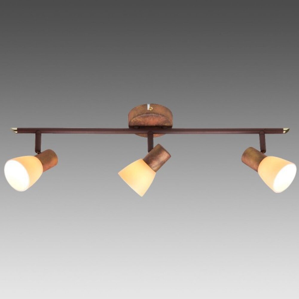 Brilliant Luca Lámpara de techo Cobre, 3 luces main product photo