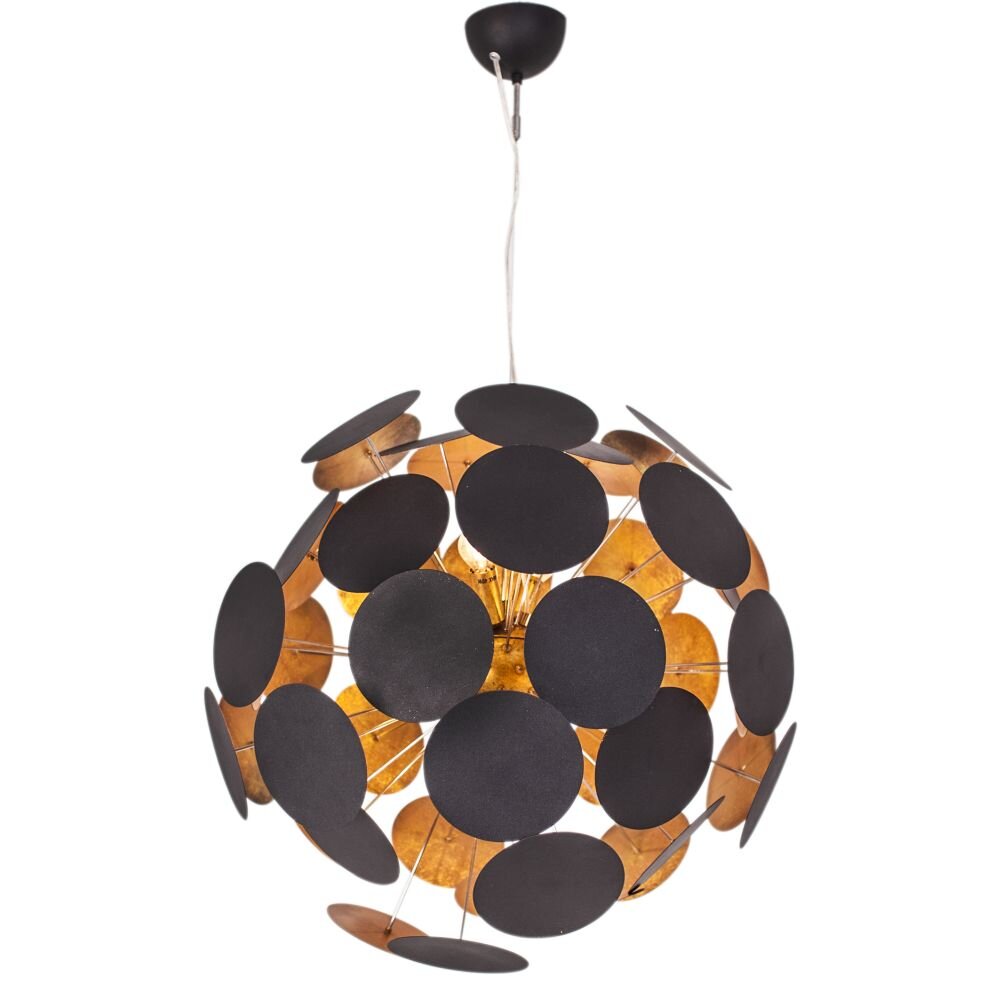 Lámpara Colgante By Rydens Planet dorado, Negro, 6 luces main product photo