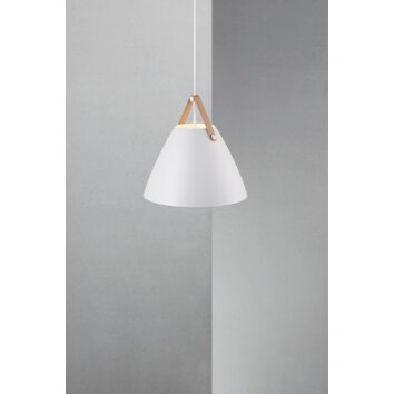 STRAP36 Lámpara Colgante diseñada por Nordlux Blanca, 1 luz