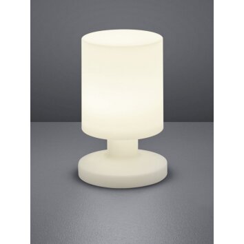 Reality LORA Lámpara de mesa LED Blanca, 1 luz