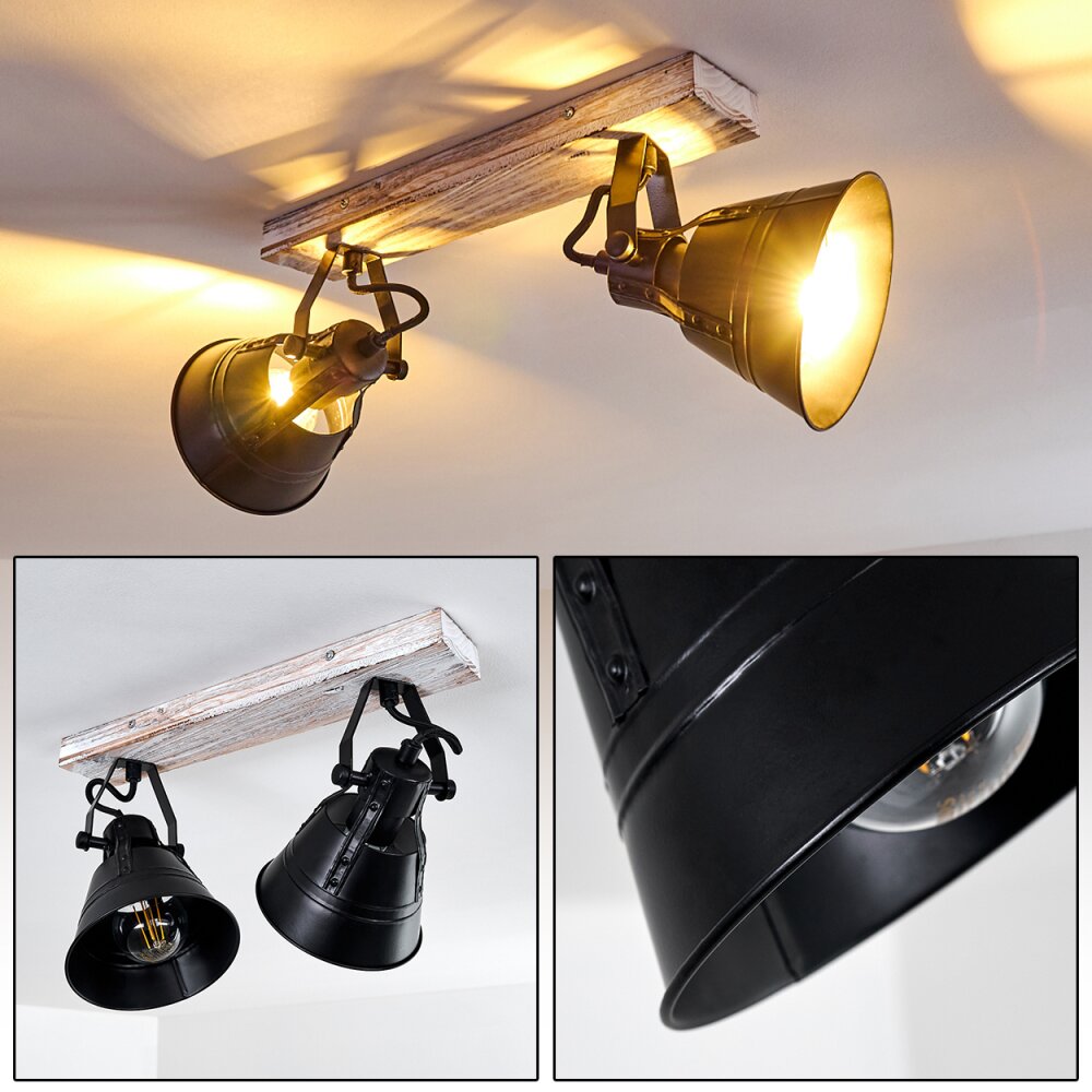 Berkeley Lámpara de Techo dorado, Blanca, 2 luces main product photo