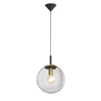 Lámpara Colgante Fischer & Honsel living Dini Negro, 1 luz