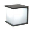 Lutec CUBE Aplique para exterior Antracita, 1 luz