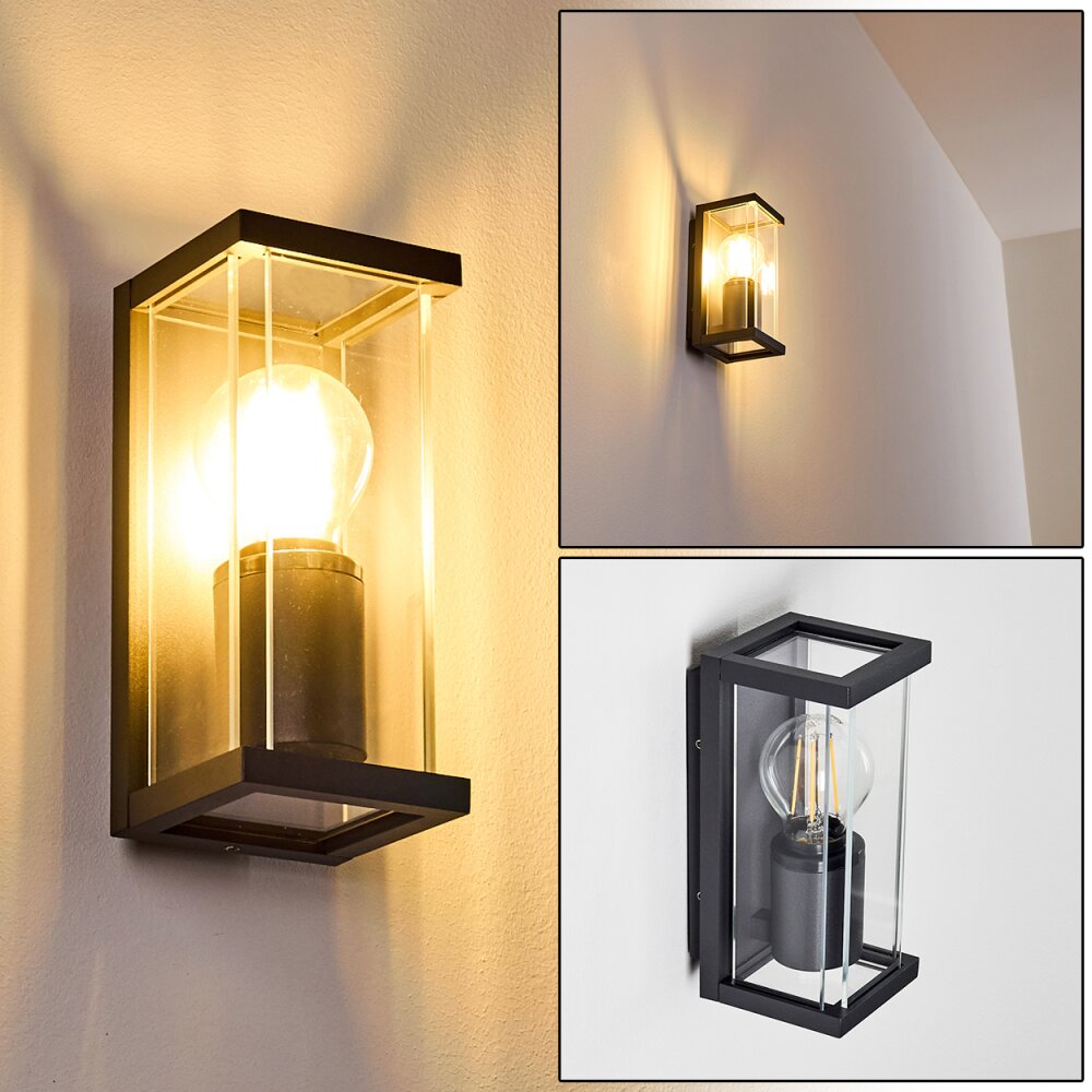 Aplique para exterior Skeldegaard Negro, 1 luz main product photo