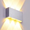 Lente Aplique LED Aluminio, 6 luces