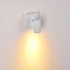 Zuoz Foco de pared Blanca, 1 luz