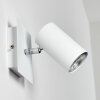 Zuoz Foco de pared Blanca, 1 luz