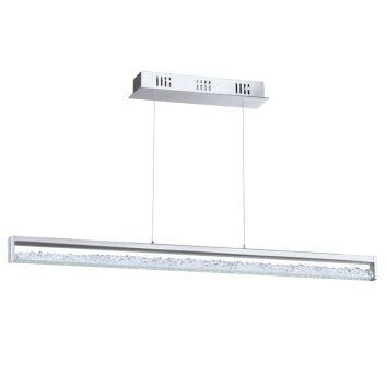 Eglo CARDITO 1 Lámpara colgante LED Cromo, Aspecto de cristal, 1 luz