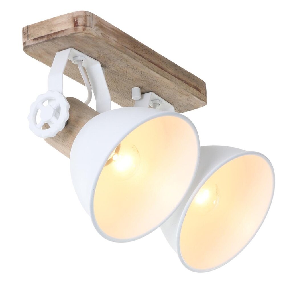Steinhauer GEARWOOD Proyector Blanca, 2 luces main product photo