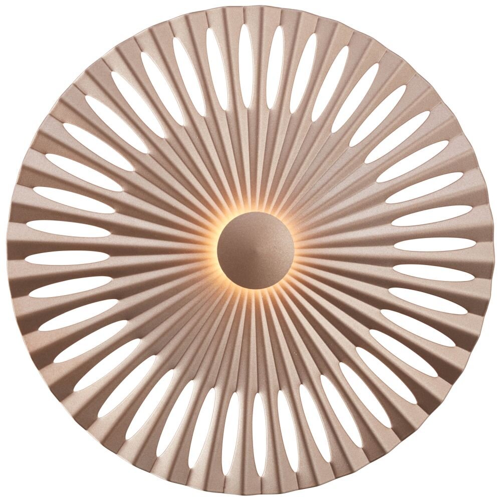 Brilliant Phinx Aplique LED Marrón, Colores crema, 1 luz main product photo