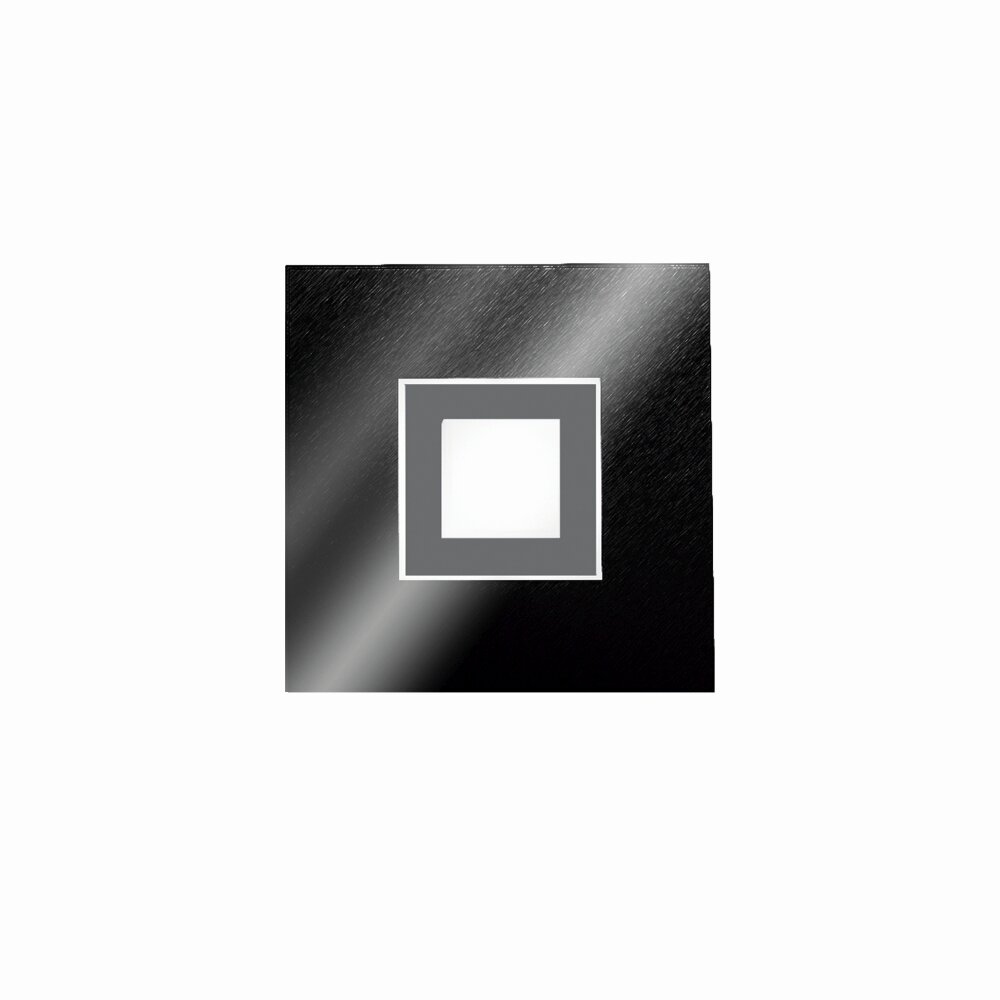 Grossmann KARREE Lámpara de techo o pared LED Negro, Titanio, 1 luz main product photo