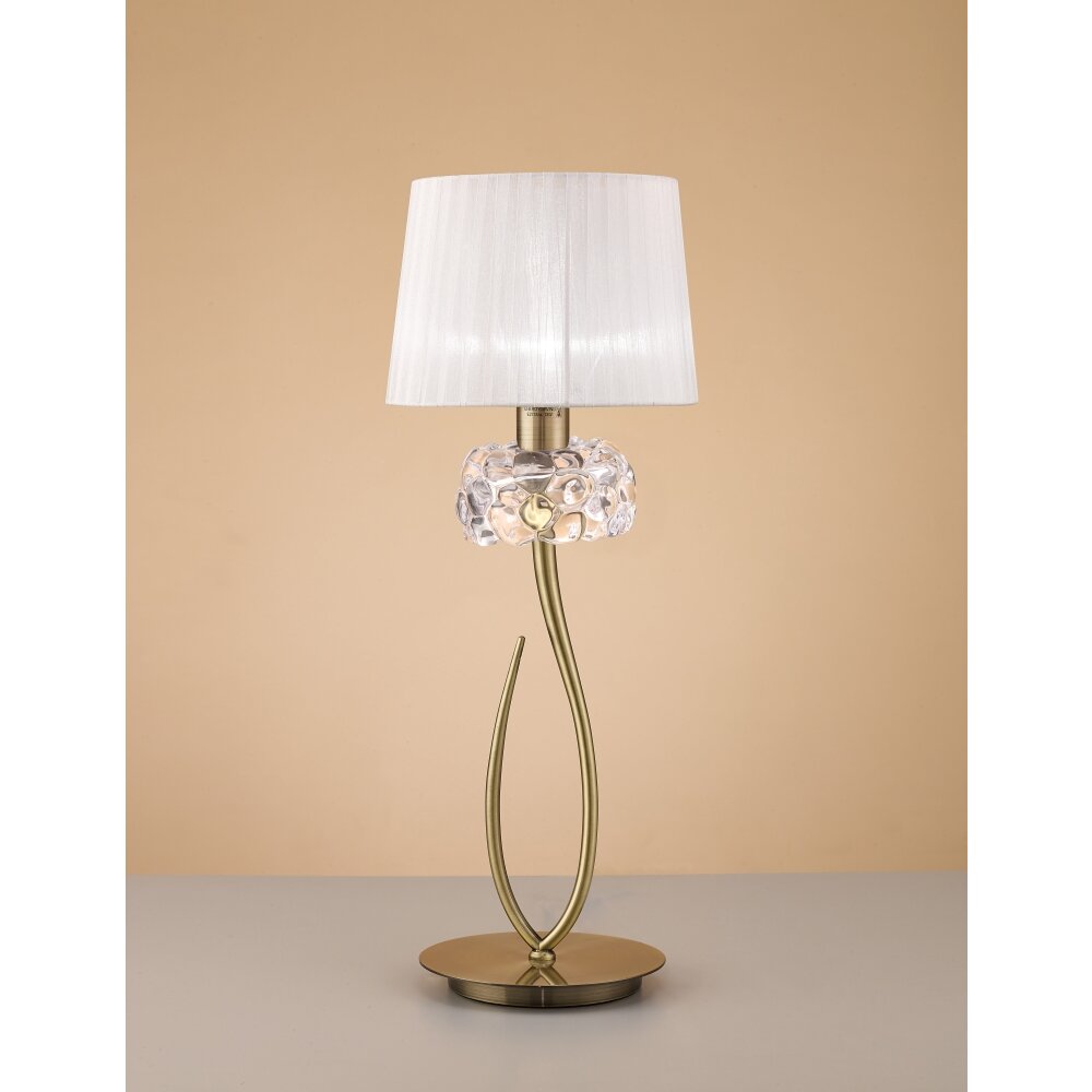 Mantra LOEWE Lámpara de Mesa Marrón, 1 luz main product photo