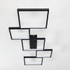 Bacolod Lámpara de Techo LED Negro, 1 luz