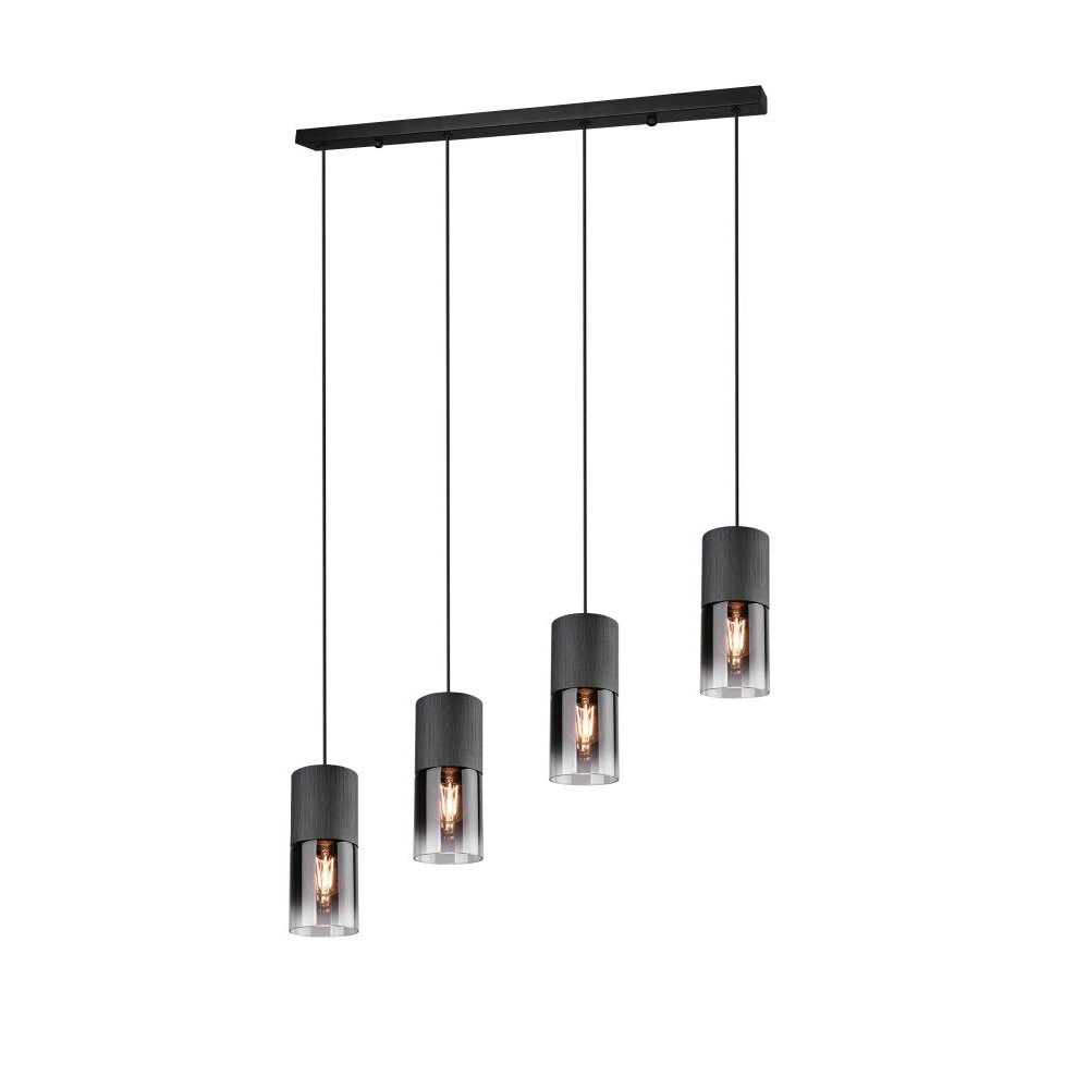 Lámpara Colgante Trio Leuchten ROBIN Negro, 4 luces main product photo