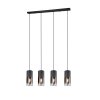 Lámpara Colgante Trio Leuchten ROBIN Negro, 4 luces