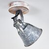 Berkeley Lámpara de Techo Madera clara, Galvanizado, 1 luz
