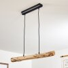 Winterthur Lámpara Colgante LED Madera clara, Negro, 1 luz