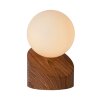 Lucide LEN Lámpara de escritorio Madera oscura, 1 luz