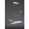 Fischer SHINE Lámpara colgante LED Níquel-mate, 6 luces