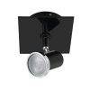 Eglo TAMARA 1 Foco LED Cromo, Negro, 1 luz