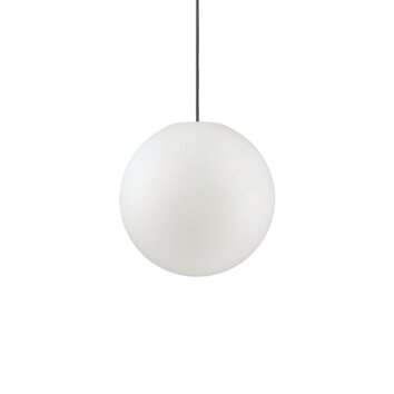 Ideal Lux SOLE Lámpara Colgante Blanca, 1 luz