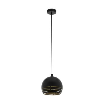 EGLO CAMASTRA Lámpara Colgante dorado, Negro, 1 luz