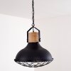 Onsala Lámpara Colgante Madera oscura, Negro, 1 luz