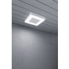 Konstsmide Carrara Lámpara de Techo LED Blanca, 1 luz, Mando a distancia