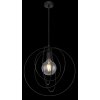 Globo SARINI Lámpara Colgante Negro, 1 luz