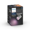 Philips Hue Ambiance White & Color Argenta Extensión spot de pared/techo Plata, 1 luz, Cambia de color