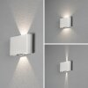 Konstsmide Chieri Aplique para exterior LED Blanca, 2 luces