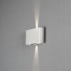 Konstsmide Chieri Aplique para exterior LED Blanca, 2 luces