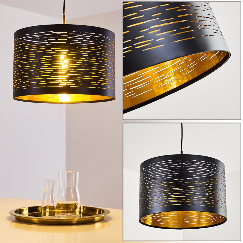 Bathinda Lámpara Colgante Negro, 1 luz main product photo