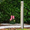 Dakar Lámpara de pie para exterior Acero inoxidable, 1 luz, Sensor de movimiento