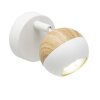 Brilliant Scan Aplique LED Madera clara, Blanca, 1 luz