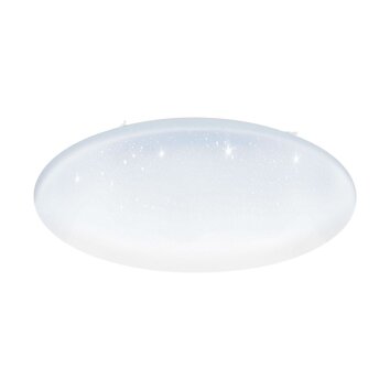 EGLO connect TOTARI-C Lámpara de Techo LED Blanca, 1 luz, Mando a distancia