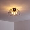 Hajom Lámpara de Techo Negro, 3 luces